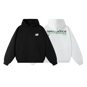 Super Clone High Quality New Balance Hoodie Black