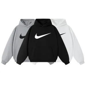 Super Clone Luxury Nike Hoodie Black Cotton
