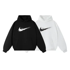 AAA High Quality Nike Hoodie Black Cotton
