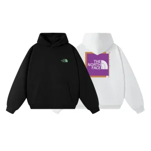 Designer The North Face Hoodie Black Sporty Retro