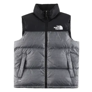 AAA The North Face Vest Red Wool Down Embroidery