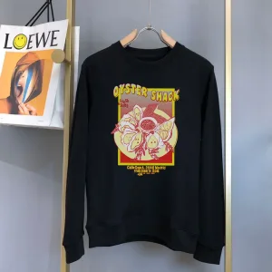 Reps Loewe Hoodie Ash Cotton Pure Exquisite Tailoring