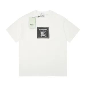 High Quality Burberry Short Sleeves Color Cotton Combed