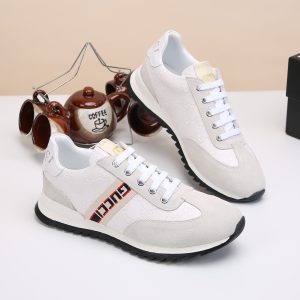 Designer Aaa Gucci Calfskin Casual Shoes