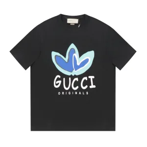 Designer Gucci Short-Sleeved T-Shirt Ash Summer