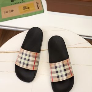 Luxury Designer Burberry Plastic Sandals For Summer
