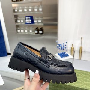 Luxury Gucci Leather Loafers