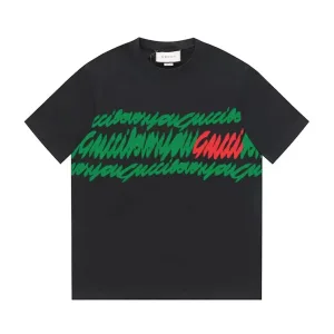 Super Clone Luxury Gucci Ruler Red Cotton Pure