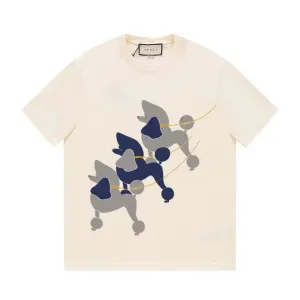 Super Clone Gucci Short-Sleeved T-Shirt Black Cotton Pure