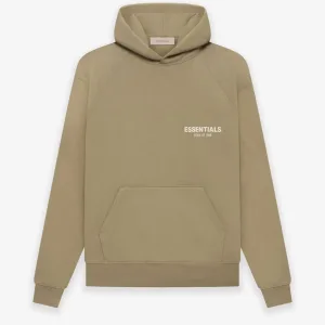 Luxury Designer Fear Of God Hoodies Red Cotton Polyester Fleece Ribbed Fabric Autumn Winter