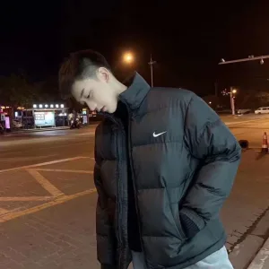 Designer Luxury Nike Cotton-Padded Coat Ash Cotton Down