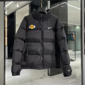 Reps Nike Down Jacket Black Duck Embroidery