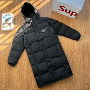 Designer Nike Outerwear Black Duck Down Simple And Versatile Winter