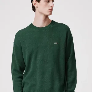 Reps Super Clone Lacoste Sweater Red Wool Merino Can Be Worn Directly Against The Skin Simple And Elegant High-End Quality Autumn Winter