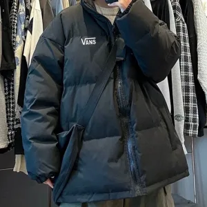 Reps Designer Vans Cotton-Padded Coat Ash Cotton Down Exquisite Workmanship