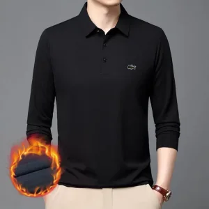 AAA Luxury Lacoste Short-Sleeved Shirt Red Down Fleece Mesh Fabric Simple And Elegant