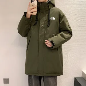 Reps Designer The North Face Outerwear Red Down Simple Design Winter