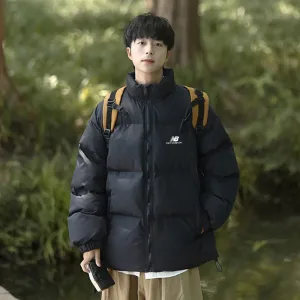 Reps Designer New Balance Cotton-Padded Coat Black Cotton Down Winter