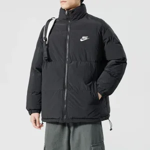 Super Clone Nike Cotton-Padded Coat Blue Down Winter