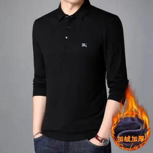 Designer Luxury Burberry Short-Sleeved Shirt Red Down Fleece Mesh Piqu Exquisite Workmanship Simple And Elegant