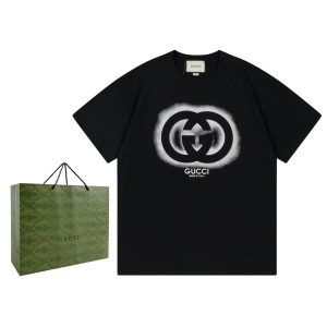 Luxury Gucci Cotton Short-Sleeved T-Shirt