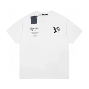 Super Clone AAA Louis Vuitton Short Sleeves Cotton Pure Smooth To The Touch