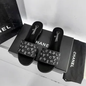 Reps Super Clone Chanel Slippers Red