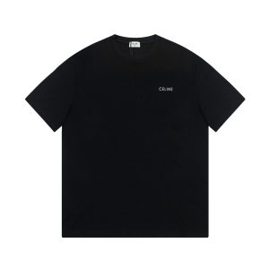High Quality Celine Cotton Short-Sleeved T-Shirt