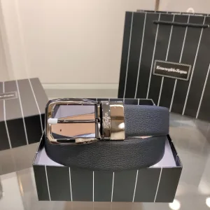 AAA Zegna Formal Wear Cowhide Simple Style