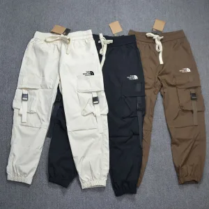 Luxury High Quality North Trousers Red Cotton Twill Fabric Breathable And Not Stuffy Simple Style Functional Outdoor Spring Summer Autumn Side Pockets