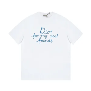 Designer Dior Short Sleeves Black Cotton Pure Spring Summer