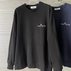 Reps Stone Island Sweatshirt Red Cotton Pure Exquisite Workmanship Autumn Winter And