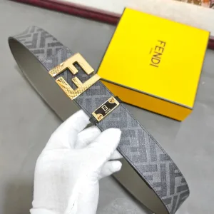 AAA Super Clone Fendi Belts Copper Genuine Leather Cowhide