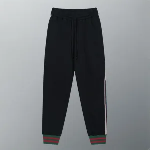 Designer High Quality Gucci Trousers Black Winter