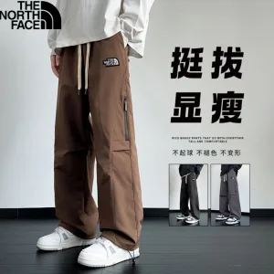 Designer The North Face Trousers Brown Slim Fit