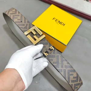 High Quality Fendi Belt Black High-End Quality