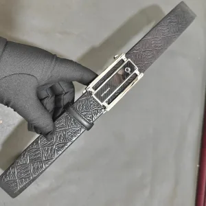 Designer Super Clone Montblanc Belt Top-Grain Calfskin
