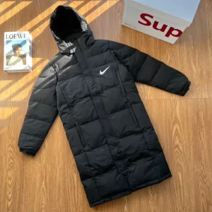 Luxury Nike Outerwear Black Duck Down Simple And Versatile Winter