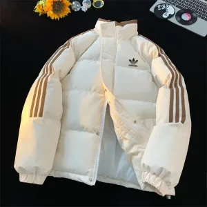 AAA Adidas Coat Blue Cotton Down Autumn Winter