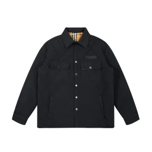 AAA Luxury Burberry Jacket Black Cotton