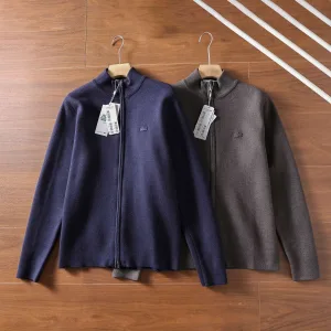 Super Clone Lacoste Outerwear Red Wool Simple Style Autumn Winter And