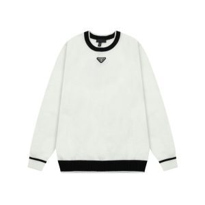 Luxury Prada Cashmere Sweater For Fall