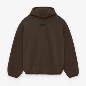 AAA Fear Of God Hoodies Red Cotton Polyester Nylon Fleece Rubber Ribbed Fabric Autumn Winter 3D Logo Label Hidden Pocket