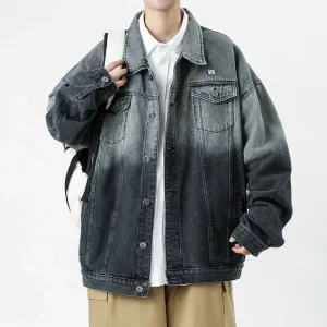 Super Clone Designer Vans Jacket Blue Denim Winter