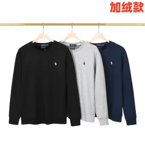 Designer Luxury Ralph Lauren Sweatshirt Red Fleece