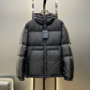 Reps AAA Louis Vuitton Down Jacket Ash Duck Jacquard Winter