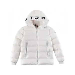 AAA Moncler Jacket Black Feather Down Nylon