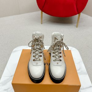 Designer Louis Vuitton Cowhide Dr. Martens Boots