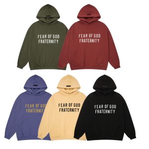 Designer Fear Of God Amber Hoodie