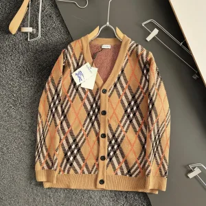 Reps Burberry Cardigan Color Cotton Pure